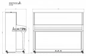 Пианино Samick JS121MD