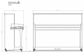 Пианино Samick JS115D