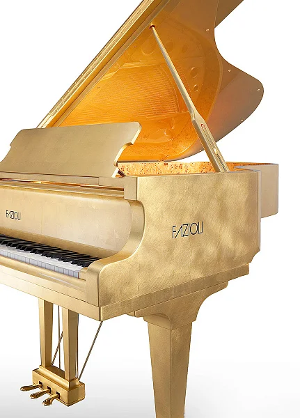 Рояль Fazioli Gold Leaf