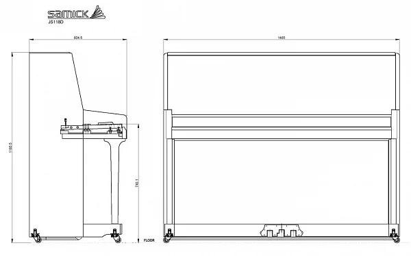 Пианино Samick JS118D