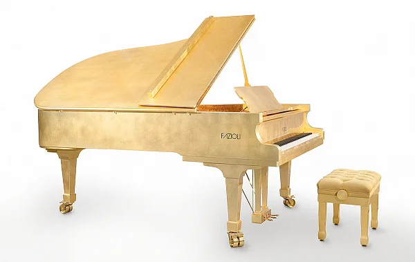 Рояль Fazioli Gold Leaf