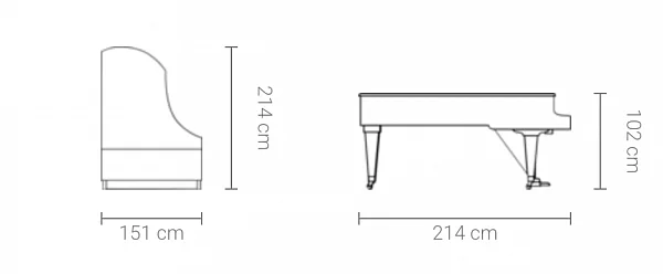 Рояль Bösendorfer Secession